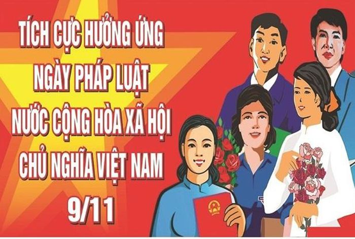 Xã Hồng Vân tích cực hưởng ứng ngày pháp luật Việt Nam 9/11/2021